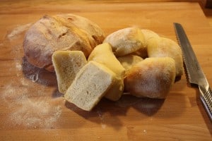 Italienske boller og brød durum mel