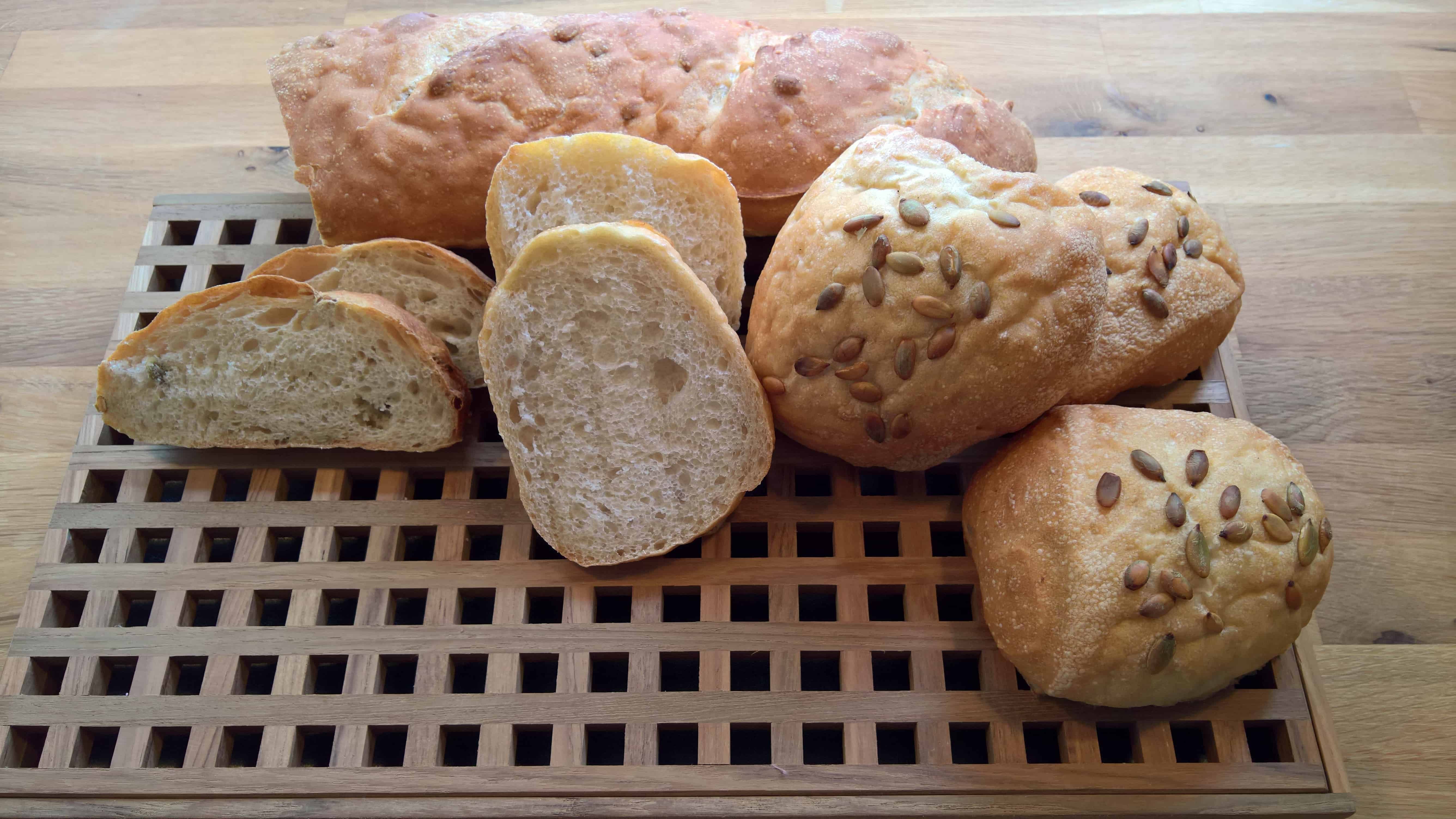 Græskarkerne brød med manitoba mel